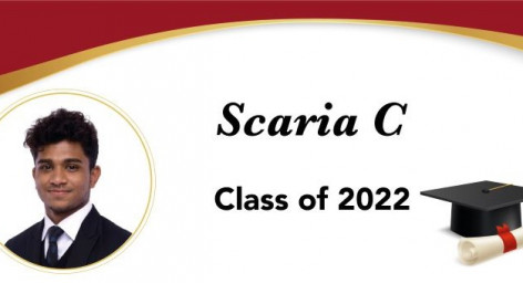 与我们的毕业生面对面: Scaria C image